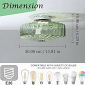 economico Supporti da incasso e semi incasso-50/60/80 cm Design a isola Lampada a sospensione Rattan Tradizionale / Classico 110-120V 220-240V