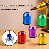 billige Skrutrekkere sett-5 stk. magnetisator &amp;avmagnetiseringsverktøysett, oppgraderingsmagnetisk skrueholder, magnetisk boreholder, avtakbar magnetisk skrutrekkerbor, holder for sekskantskrutrekker og kraftbits