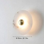 economico Lampade LED da parete-Lampada da parete a led in marmo 15/20/25/30/35 cm design minimalista per montaggio a parete apparecchio di illuminazione luci per interni per soggiorno camera da letto 110-240 v