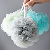 cheap Bathroom Gadgets-3PS Ultra Soft Bath Flower Scrubber Back Massager High-End Bath Ball, Non-Dissolving, Bubble-Generating Bath Cleanser for Back Exfoliation