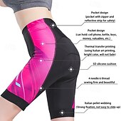 preiswerte Hosen, Shorts und Röcke für Frauen-Damen Patchwork Kurve Radsport-Radhose: Fahrradshorts Gepolsterte Fahrradhose Fahhrad Shorts Gepolsterte Shorts / Chamois Schmale Passform Sport Packbar 3D-Polster Schnelltrocknend