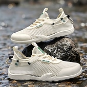 economico Scarpe Casual con Lacci-Scarpe da acqua bianche da uomo, traspiranti, leggere e ad asciugatura rapida, ideali per attività acquatiche, passeggiate in spiaggia, trekking fluviale e viaggi estivi all'aria aperta.
