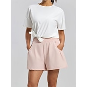  Dames zomer T-shirt met verkoelende eigenschappen – sneldrogend, ademend, effen T-shirt met asymmetrische zoom voor een casual look. &outdoor kleding