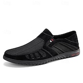 economico Scarpe Casual Slip-On-mocassini casual da uomo beige, leggeri, traspiranti e comodi, perfetti per camminare, eleganti e informali, ideali per l'uso quotidiano, i viaggi, la guida, l'ufficio e un look rilassato per il fine settimana.