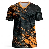 cheap Running Tee &amp; Tank Tops-Men's Soccer Jersey Geometric Abstract Athletic Short Sleeve T-Shirt UPF 50 Quick Dry Breathable mesh fabric 2026 Soccer Fan Tee Training Gym Running Sports Green and Black