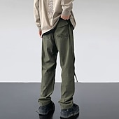 voordelige Bodems-Voor heren Combatbroek Cargohosen Wandelbroek Waterdichte broek Zomer Lente Herfst Buiten Normale pasvorm waterdicht Sneldrogend Lichtgewicht Ademend Broeken / Regenbroek / Overbroek Ritsen Zak Zwart