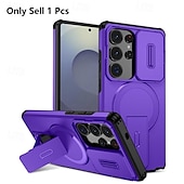 preiswerte 2026 Samsung Galaxy S26 Serie-Handy Hülle Handyhüllen Für Samsung Galaxy S26 S25 Edge S24 FE S23 Ultra Plus A37 A57 A56 A36 A26 A16 Rückseite Mit Magsafe Mit Ständer Unterstützt kabelloses Laden Stoßfest Rüstung ABS + PC