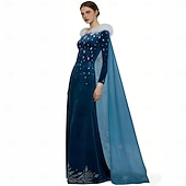 levne Dámské Kostýmy-Sněhová královna Mrazivý Princeznovské Elsa Anna Šaty Přehoz Fancy kostým Cosplay kostým for Dámské Dospělé Vánoce předvečer Všech svatých Karneval Výkon Comic Con Výstava anime