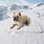 cheap Cooling Acc-Dog Cooling Mat Pet Cooling Pad for Dogs and Cats Ice Silk Summer Cooling Pet Bed Mat Washable Breathable Non Slip Cat Dog Crate Mat for Indoor Outdoor Sofa Floor