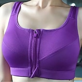 economico Reggiseni sportivi &amp; gilet-Per donna Reggiseno da yoga Reggiseno Pilates Reggiseno sportivo Intimo / Maglia Intima Sostegno e protezioni Senza cuciture Anti-vibrazione Rete Senza fili Tinta unica Sport Abbigliamento sportivo