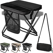baratos Decoração de pátio-Mochila dobrável com banqueta e bolsos de armazenamento, cadeira portátil e leve para uso externo, ideal para adultos, perfeita para viagens, camping, trilhas, pesca, filas, piqueniques e eventos esportivos.