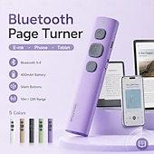 cheap Novelty Toys-Bluetooth Page Turner for Kindle E-reader iPhone iPad Android, Silent Remote Control for TikTok Scrolling &amp; Reading, Bluetooth 5.4 Rechargeable Wireless Clicker with 400mAh Battery, 33ft Range