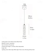 abordables Lustres-10 cm Variable Lustre Cristal Moderne 110-240 V