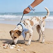 abordables Sombrero de sol-5 bufandas refrescantes universales de verano para mascotas, para perros. &amp;collar para el cuello del gato, toalla fría para la prevención del golpe de calor, anillo de hielo para el cuello para