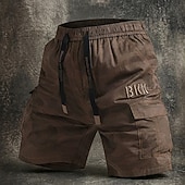 abordables Clásico-Hombre Pantalones cortos tácticos Pantalón Corto Cargo Pantalones cortos para acampar Shorts para senderismo Cintura elástica Multi bolsillo Pierna recta Plano Color Camuflaje Comodidad Listo para