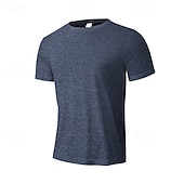 economico T-shirt e Canottiere da Corsa-Per uomo Tinta unita T-shirt da corsa Maglia a compressione Maglia atletica Sport in alto Estate Primavera Classico Manica Corta Asciugatura Rapida Leggero Traspirante Allenamento in Palestra