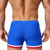 billige Swim Trunks &amp; Board Shorts-Men's Swim Shorts Swim Trunks Solid Colored Drawstring Boyleg Quick Dry Stretchy Breathable Swimwear Bottoms Surfing Water Sports Swimming Summer