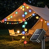 cheap Solar Outdoor Lights-Solar Rose Fairy String Lights 30/50 LEDs  Outdoor Waterproof Atmosphere Lights for Gardens Balconies Fences Holiday Wedding Party Decoration