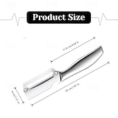 cheap Fruit &amp; Vegetable Tools-1/2pcs Stainless Steel Fruit Peeler Knives, Easy &amp; Effortless Sugarcane, Pineapple &amp; Melon Peeling, Ergonomic Handle, Sharp Forged Blades, Kitchen Essential Gadget
