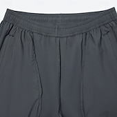 levne ležérní kalhoty-Pánské Běžci Kalhoty Kalhoty pro volný čas Outdoorové kalhoty Šňůrky Kapsy Elastický pas Pevná barva Rychleschnoucí Lehká váha Délka kolen Denní Venkovní Dovolená prázdniny stylové Khaki Černá Lehce