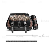 cheap Accessories and More-Western Retro Vintage Punk &amp; Gothic Saddlebags Motorcycle Bag Side Bags Riders Western Revival Fancy Dress Unisex Halloween Carnival Adults Saddlebags