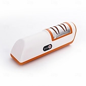 お買い得  キッチン用品＆小物-キッチン用電動ナイフ研ぎ器 多機能自動プロ仕様 4段階ギア電動ナイフ研ぎ器 キッチンアクセサリー 高速研ぎ石 家庭用キッチン 全自動ナイフ研ぎ機