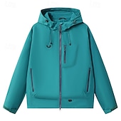baratos Casacos impermeáveis-Homens Jaqueta Corta-Vento Jaqueta Softshell Jaqueta de Trilha Ao ar livre Prova-de-Água A Prova de Vento Secagem Rápida Respirável Roupas de caminhada Roupas de caminhada Verão Primavera Jaqueta
