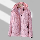 voordelige Waterdichte jassen-Dames Windjack Softshell jas Wandeljack Buiten waterdicht Winddicht Sneldrogend Ademend Wandeloutfits Wandelkleding Zomer Lente Jack Kleding Bovenlichaam Klimmen Kamperen / wandelen / grotten
