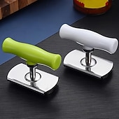 abordables Ouvre-bouteilles-Lot de 2 ouvre-bocaux ergonomiques en acier inoxydable, pour une ouverture facile des couvercles. Conception métallique durable pour bocaux et récipients alimentaires. Pince pour ouvrir les bocaux de