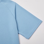 abordables Camiseta de malha waffle-Men's Waffle T-shirt T Shirt Tee Top Short Sleeve V Neck Summer Spring All Seasons Solid Color Streetwear Stylish Casual Tassel Fringe Patchwork Casual Daily Outdoor Light Blue Light Green Top Tee