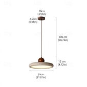 abordables Luces de isla-Wabi-sabi Piedra Natural LED Lámpara Colgante Candelabro de Travertino Retro Nórdico para Comedor Junto a Accesorios de Iluminación para Decoración del Hogar, Candelabros Vintage