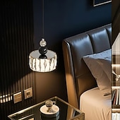 cheap Pendant Lights-Simple Restaurant Chandeliers Creative Bedroom Bedside Crystal Single Hanging Light Stair Aisle Shop Decoration Pendant Lamp