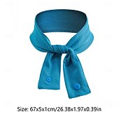 cheap Heating &amp; Cooling-Reusable Cooling Ice Scarf Ice Scarf with A Natural Cool Feeling Sweat-wiping Towel Outdoor Ice Belt Sports Headscarf Cooling Cold Towel Outdoor Running Cycling Bandana