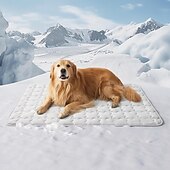 cheap Cooling Acc-Dog Cooling Mat Pet Cooling Pad for Dogs and Cats Ice Silk Summer Cooling Pet Bed Mat Washable Breathable Non Slip Cat Dog Crate Mat for Indoor Outdoor Sofa Floor