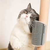voordelige Kattenspeeltjes-5-delige set huisdierborstels en kammen, speelgoed voor katten, zachte zelfverzorgingskam voor katten, massagekam met kattenkruid, gezichtskrabber voor kittens, puppy's en andere kattenaccessoires.