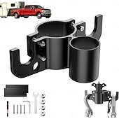 cheap Tool Accessories-Aluminum Trailer Towing Chain Organizer &amp; 7-Way Plug Holder, Trailer Chain Holder, Trailer Towing Organizer Powder Coating, Heavy-Duty RV Tongue Jack Accessories for Outside Travel Camper