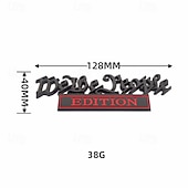  2er-Pack „We the People“-Edition: 3D-Metall-Autoemblem, hochwertige patriotische Aufkleber aus Zinklegierung, wetterfester Aufkleber mit amerikanischer Flagge und Verfassung für Pkw, Lkw, SUV und