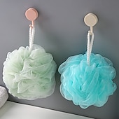 cheap Bathroom Gadgets-3PS Ultra Soft Bath Flower Scrubber Back Massager High-End Bath Ball, Non-Dissolving, Bubble-Generating Bath Cleanser for Back Exfoliation