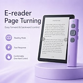cheap Novelty Toys-Bluetooth Page Turner for Kindle E-reader iPhone iPad Android, Silent Remote Control for TikTok Scrolling &amp; Reading, Bluetooth 5.4 Rechargeable Wireless Clicker with 400mAh Battery, 33ft Range