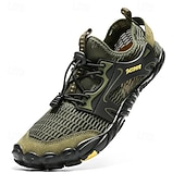 Χαμηλού Κόστους Καθημερινά Sneakers-Ανδρικά καφέ παπούτσια για υπαίθριες δραστηριότητες στο νερό, αναπνεύσιμα, γρήγορα στεγνά, με κορδόνια, ελαφριά, αντιολισθητικά αθλητικά παπούτσια για θαλάσσιες δραστηριότητες, πεζοπορία σε ποτάμι, πεζοπορία στην παραλία, κάμπινγκ και ταξίδια