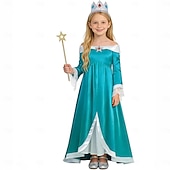 voordelige Meisjeskostuums-Loodgieter videospel Galaxyprinses Sterrenprinses Jurken Fancy kostuum Voor meisjes Kinderen Halloween Carnaval Feest Strip Con