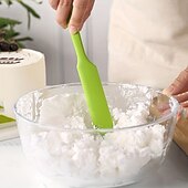 preiswerte Küchenutensilien &amp; Gadgets-6/10 Silikonspatel, Sahneschaber, Macaron-farbener Kuchenspatel, Brotspatel, Marmeladenmesser, Rührspatel, antihaftbeschichtet, Backwerkzeug, lebensmittelechtes, hitzebeständiges Material