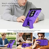 preiswerte 2026 Samsung Galaxy S26 Serie-Handy Hülle Handyhüllen Für Samsung Galaxy S26 S25 Edge S24 FE S23 Ultra Plus A37 A57 A56 A36 A26 A16 Rückseite Mit Magsafe Mit Ständer Unterstützt kabelloses Laden Stoßfest Rüstung ABS + PC