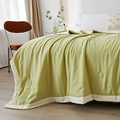 cheap Cooling Bedding-Cooling Blanket Summer Comforter Lightweight Cool Quilt Soft Breathable Air Conditioning Blanket Floral Summer Bedspread for Hot Sleepers Bedroom Home