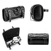 cheap Accessories and More-Western Retro Vintage Punk &amp; Gothic Fork Bag Motorcycle Bag Riders Skull Western Revival Fancy Dress Unisex Halloween Carnival Adults Fork Bag