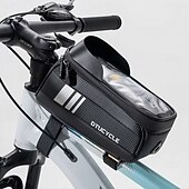 baratos Evento e suprimentos de festa-Bolsa para bicicleta com compartimento para celular de 7 polegadas, impermeável, para quadro frontal, compatível com telas sensíveis ao toque, ideal para mountain bike e bicicletas de estrada. Feita