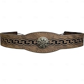 preiswerte Zubehör und mehr-Retro Vintage Mittelalterlich Renaissance Stirnband Krieger Wikinger Ranger Kostüm Herren Vikinger Halloween Karneval Maskerade Renaissance-Messe LARP Erwachsene Stirnband