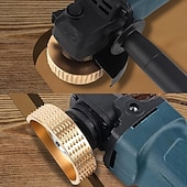 billiga borrtillbehör-5/13/14Pcs Angle Grinder Wood Carving Disc Set, 4" Or 4 1/2" Angle Grinder with 5/8" Arbor, Grinding Wheel Shaping Discs for Wood Grinding, Stump Grinder, Wood Angle Grinder Additions