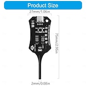ieftine Piese de Schimb-2 buc tester portabil mini inductor, instrument de testare a bobinei plăcii de bază de înaltă precizie alimentat de tip C, instrument de diagnosticare și reparare rapidă a defecțiunilor inductanței