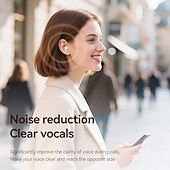 billige TWS True Wireless-hodetelefoner-Usynlige søvnørepropper for sidesovere, 2 par trådløse hodetelefoner i ett ladeetui, ultratynne mini Bluetooth-ørepropper for små ører, støydemping, LED-strømdisplay for iPhone og Android